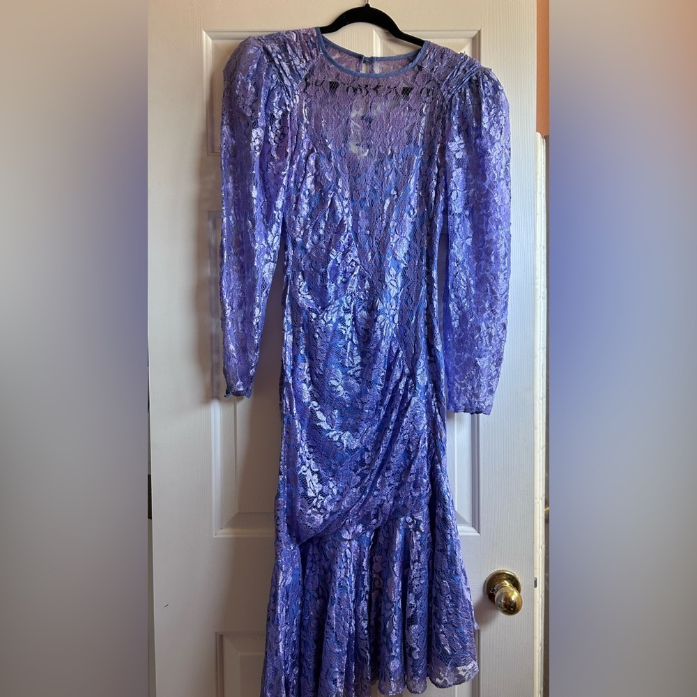 Vintage Kotivo cocktail Lace Dress fits XS/S